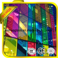 Cheap 4-19mm Colored Tempered Reflective Glass Price with CE / ISO9001 / CCC